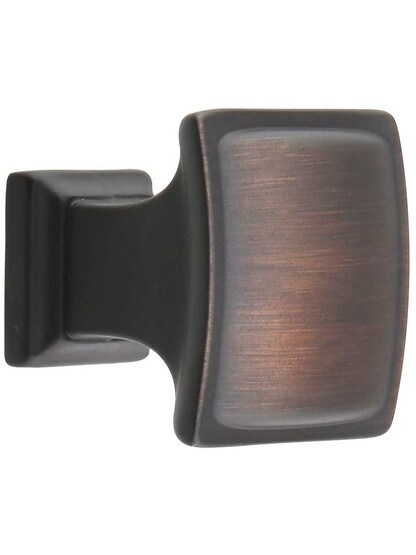 Annadale 1-1/4 inch Pillow Cabinet Knob in Brushed Oil Rubbed Bronze.